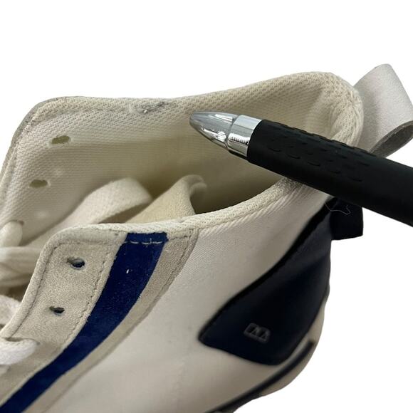 ZARA Blue & White High Top Ankle Tennis Shoes SZ 37 - Picture 12 of 12